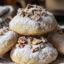 Buttery Pecan Snowball Cookies