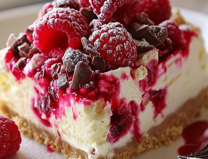 White Chocolate Raspberry Cheesecake Recipe