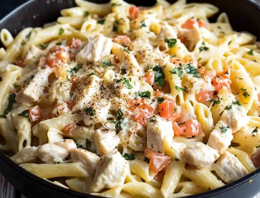 Creamy Bruschetta Chicken Pasta