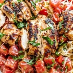 Bruschetta Chicken Pasta Salad