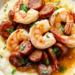 Shrimp and Grits with Andouille Sausage