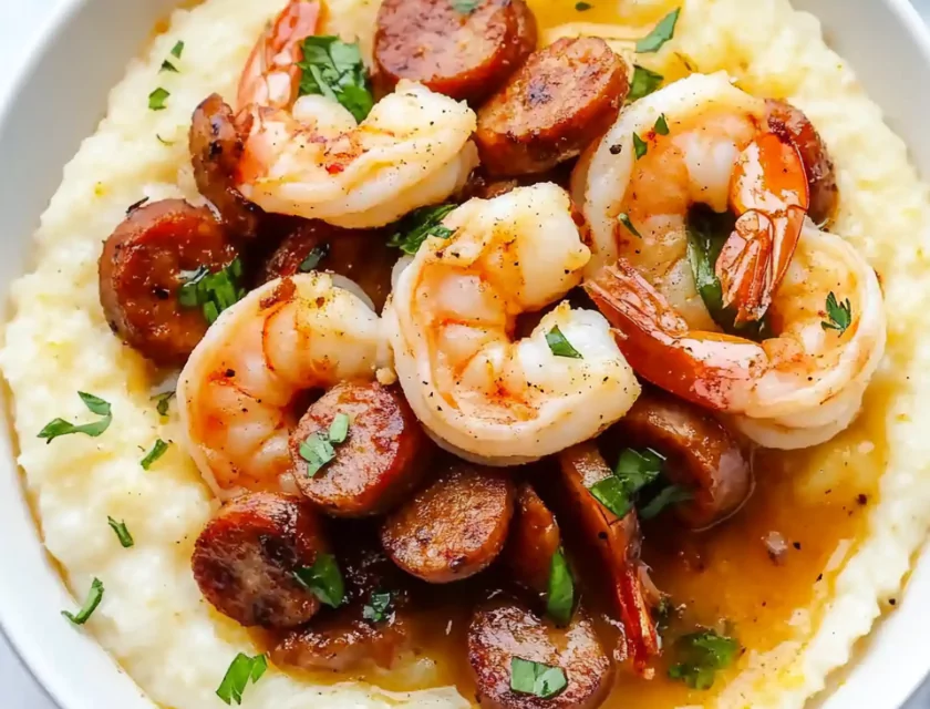 Shrimp and Grits with Andouille Sausage