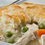 Old-Fashioned Chicken Pot Pie with Biscuit Topping