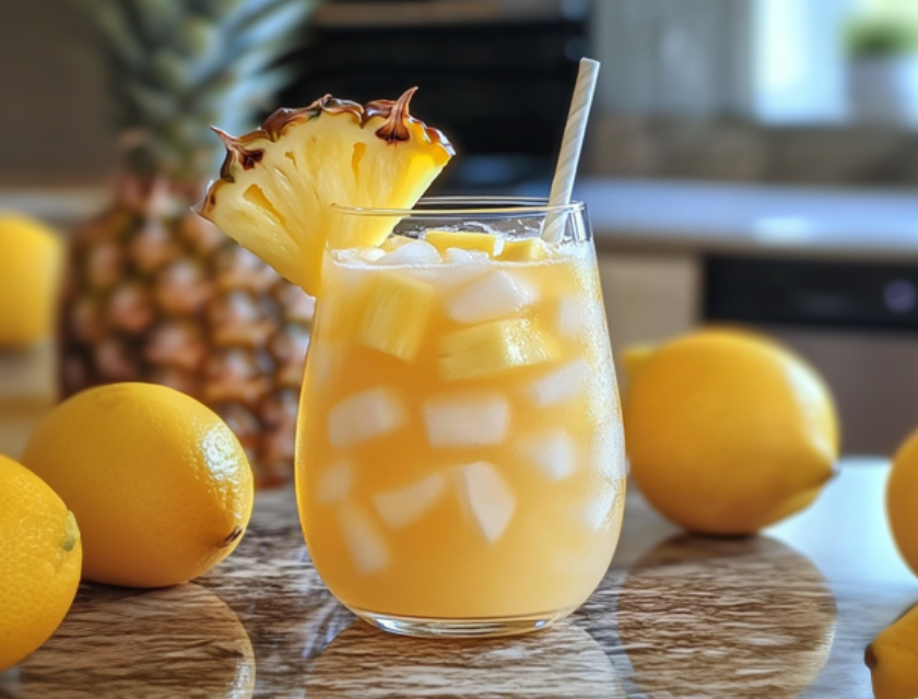 Tropical Pineapple Lemonade Punch