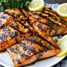 Grilled Salmon with the Best Salmon Seasoning-image