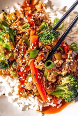 Ground Turkey Teriyaki Stir Fry
