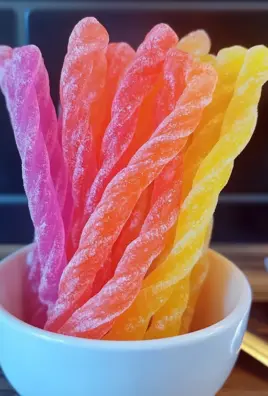 Homemade Kool-Aid Licorice Ropes