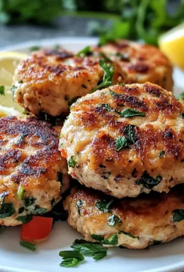 Mediterranean Chicken Patties
