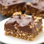 No Bake Chocolate Oatmeal Bars
