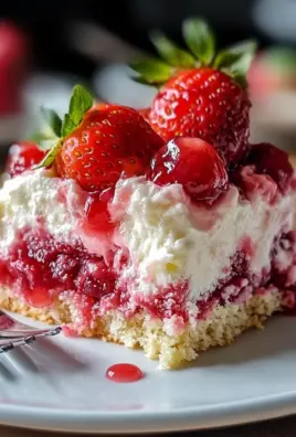 Strawberry Earthquake Cake