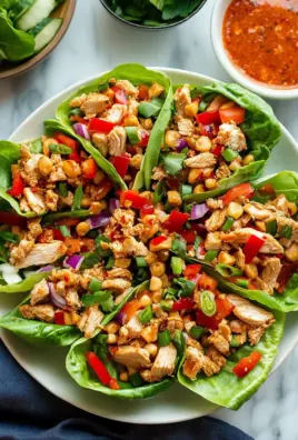 Thai Chicken Lettuce Wraps