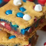 4th of July Cake-Mix Cookie Bars