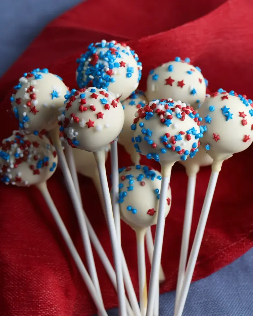 4th of July Cake pops