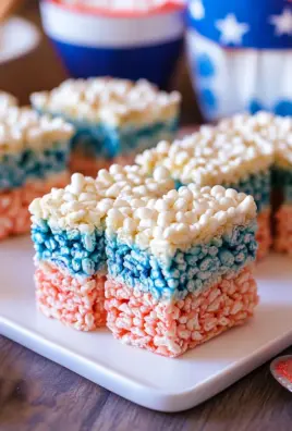 4th of July Rice Krispie Treats