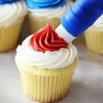 American Flag Cup Cake