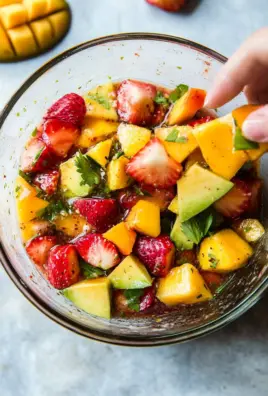 Avocado Strawberry Mango Salsa