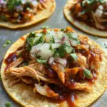 BBQ Chicken Tostadas