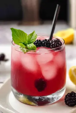 Blackberry Lemon Mocktail Recipe