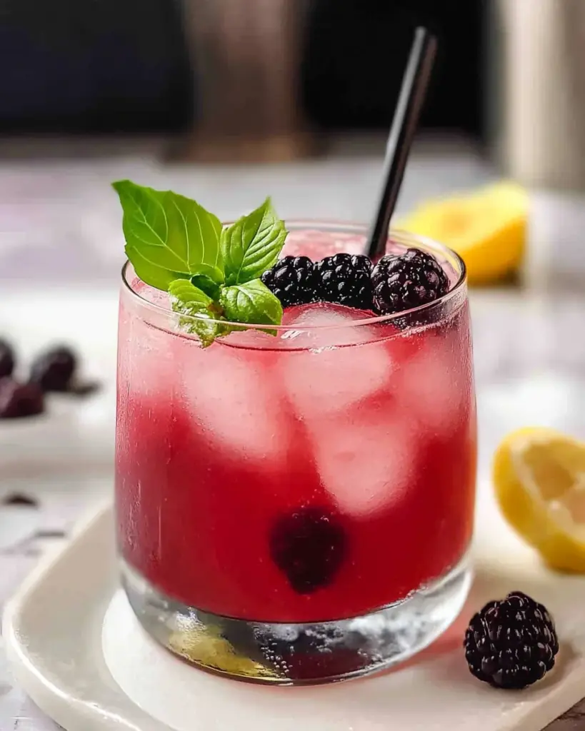 Blackberry Lemon Mocktail Recipe