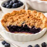 Blueberry Crumble Pie