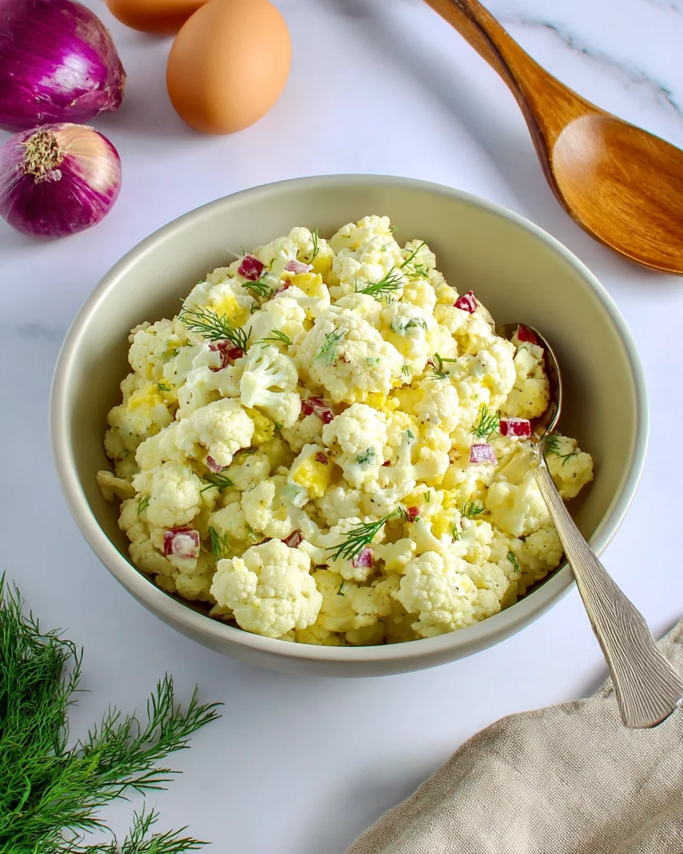 Cauliflower ‘Potato’ Salad Cauliflower
