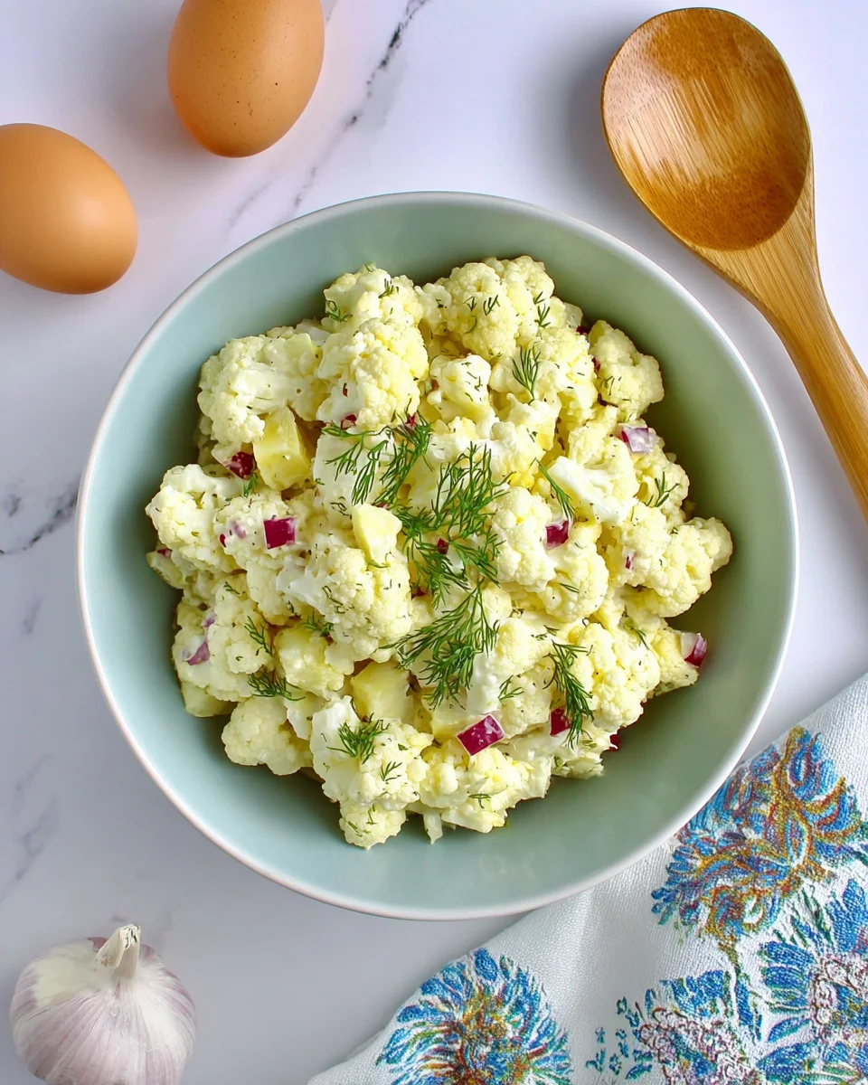 Cauliflower ‘Potato’ Salad Cauliflower