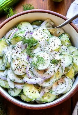 Creamy Cucumber Salad
