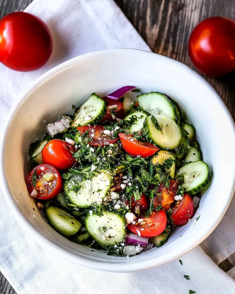 Cucumber Tomato Salad