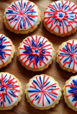Fireworks Sugar Cookie Cake