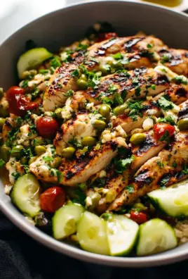 Grilled Chicken with Pepperoncini Garlic Butter