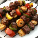 Grilled Steak & Shrimp Kabobs