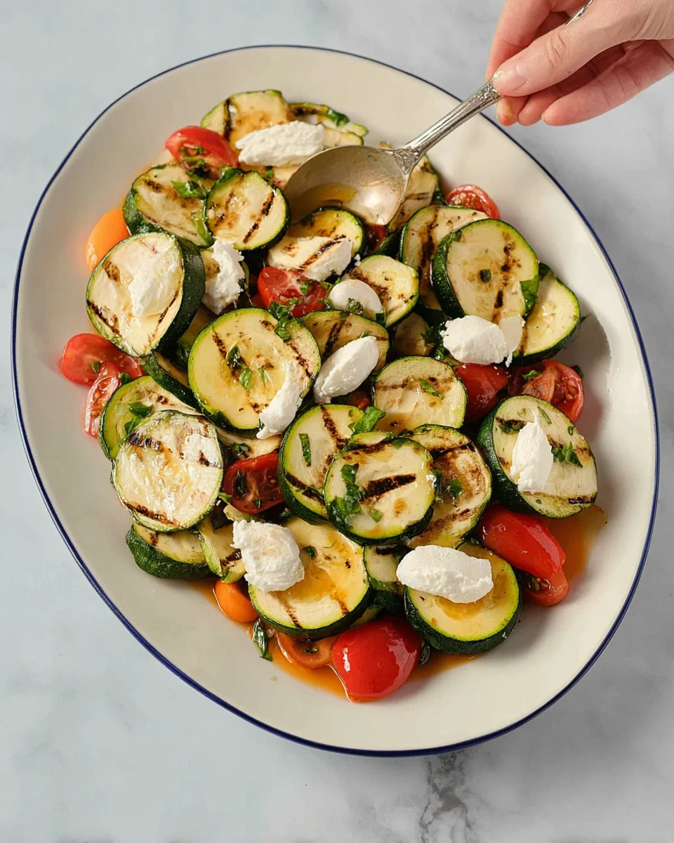 Grilled Zucchini Salad