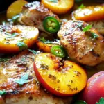 Jalapeno Peach Chicken