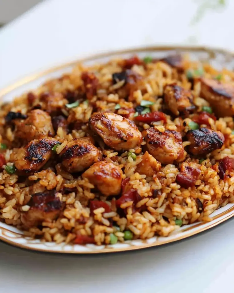 Japanese BBQ Chicken Fried Rice Extravaganza