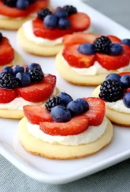 Mini Fruit Pizzas