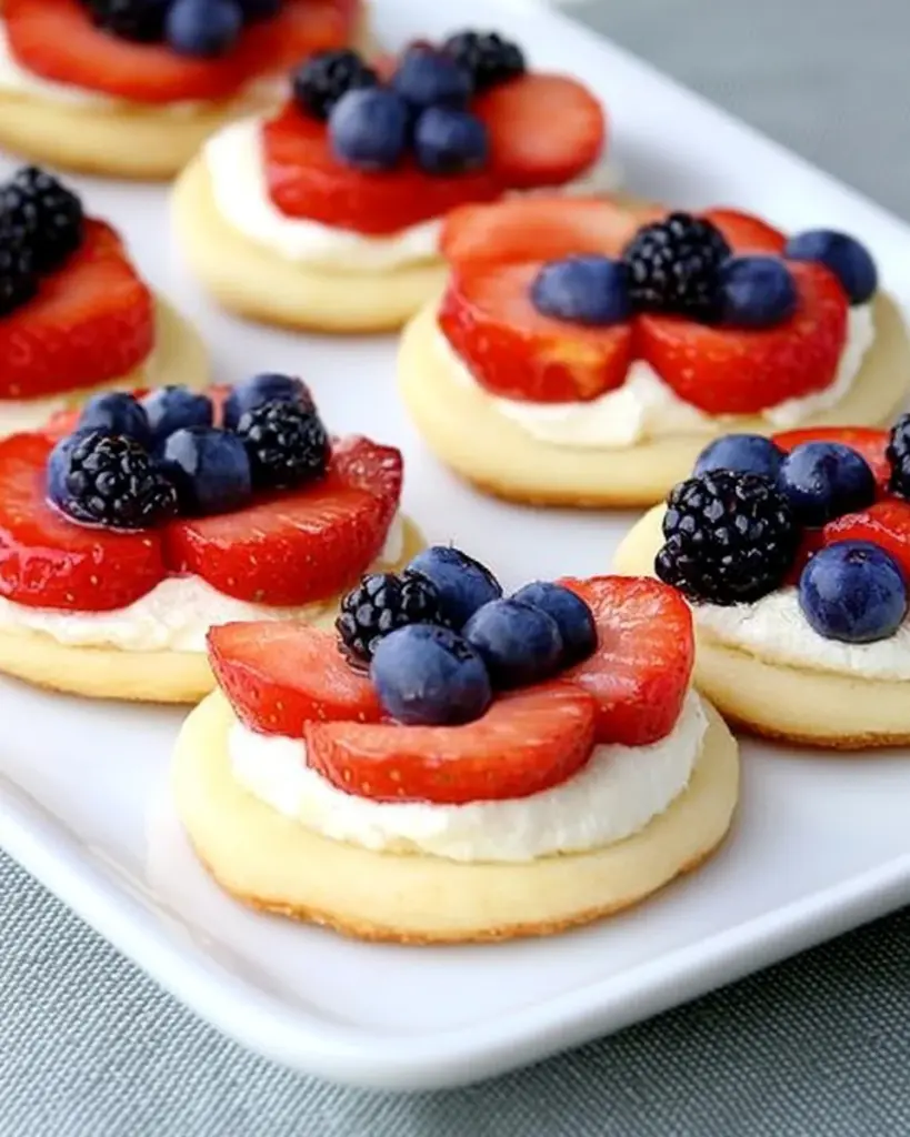 Mini Fruit Pizzas