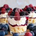 Mixed Berry Mini Trifles
