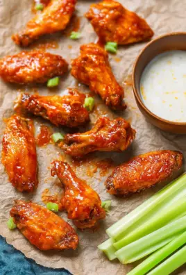 Oven-Baked Buffalo Wings