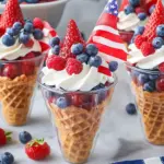 Patriotic Fruit Cones