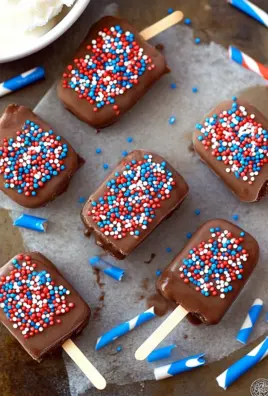 Patriotic Mini Ice Cream Sandwiches