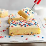 Patriotic Sugar Cookie Bars