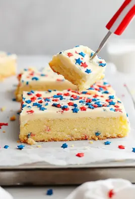 Patriotic Sugar Cookie Bars