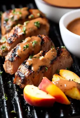 Peach Grilled Pork Tenderloin