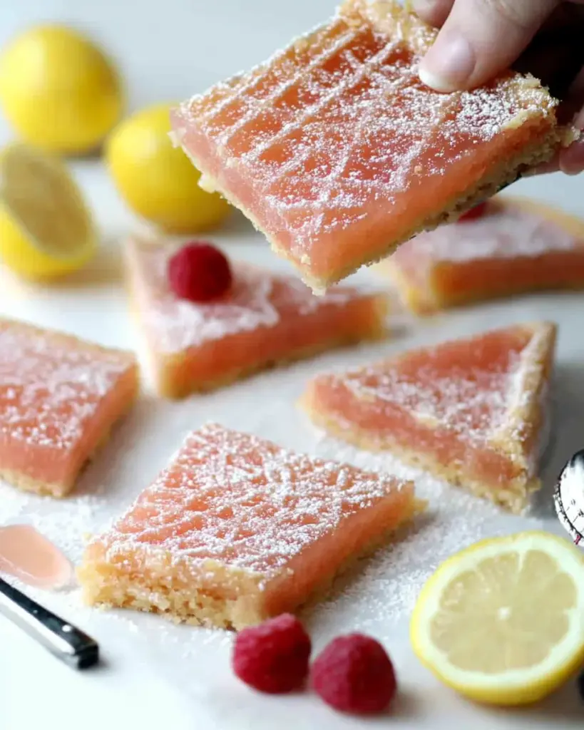 Pink Lemonade Bars