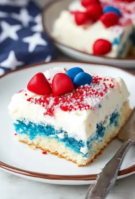 Red, White, & Blue Poke Cake