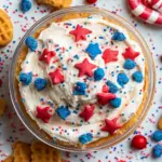Red, White and Blue Funfetti Dip