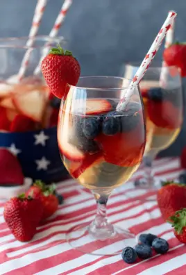Red, White and Blue Sangria