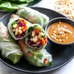 Spring Rolls with Peanut Sauce