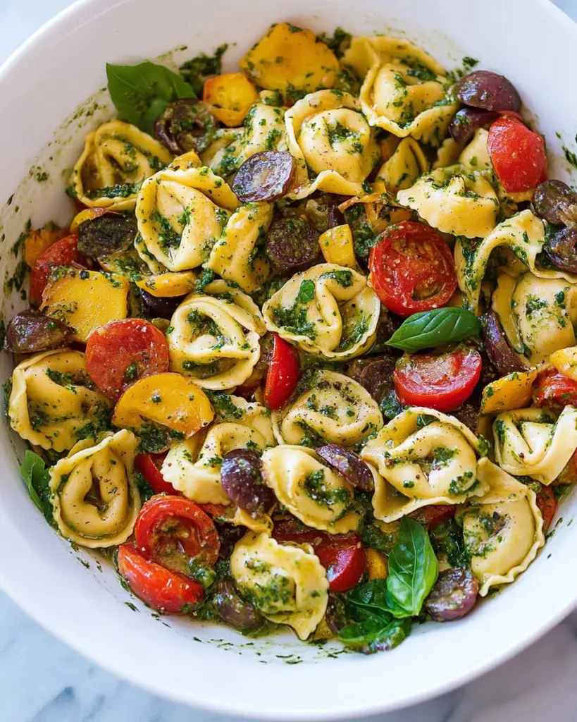 Tortellini with Sautéed Vegetables