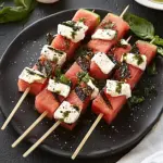 Watermelon-Feta Skewers
